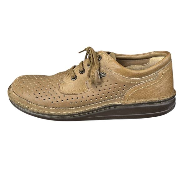 Finn Comfort Men’s Baden Brown Leather Perforated Lace Up Shoe Size 39 US 6/6.5 - Picture 3 of 13